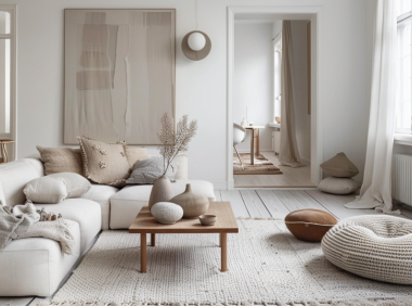 为奶油风家居量身定制的收纳方案